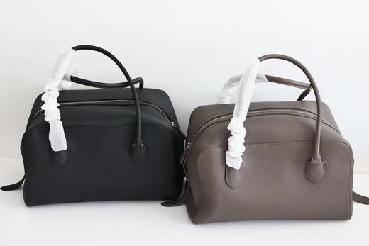 The Row EW 保龄球包，黑色灰色(MM) 商品图1