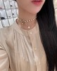 迪奥  浅金色蝴蝶珍珠项链女2024新款轻奢锁骨链法式颈链 （XTY） 商品缩略图5