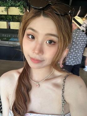 迪奥 多色琉璃珠珍珠项链（XTY）