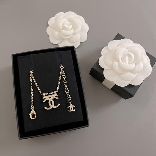 香奈儿   双c满钻项链  （XTY） 商品图0