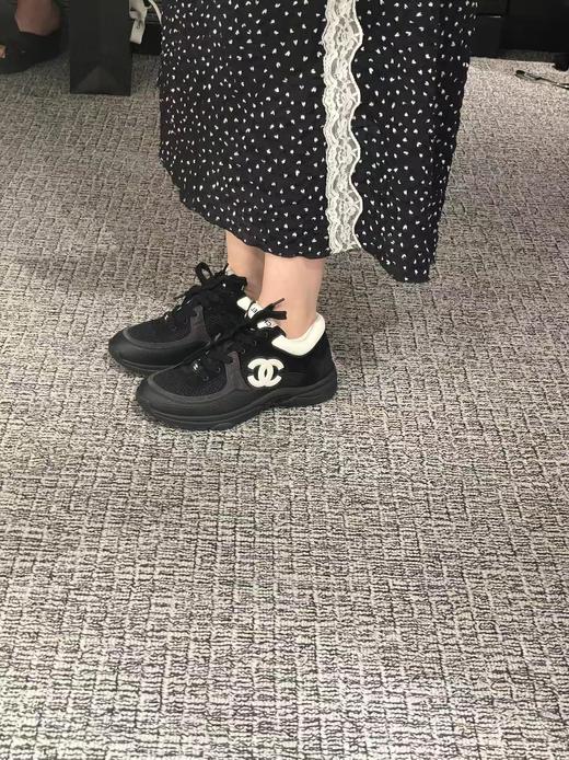 香奈儿 网布皮革 网眼 减震防滑耐磨 低帮 生活休闲鞋 （DBG） 商品图8