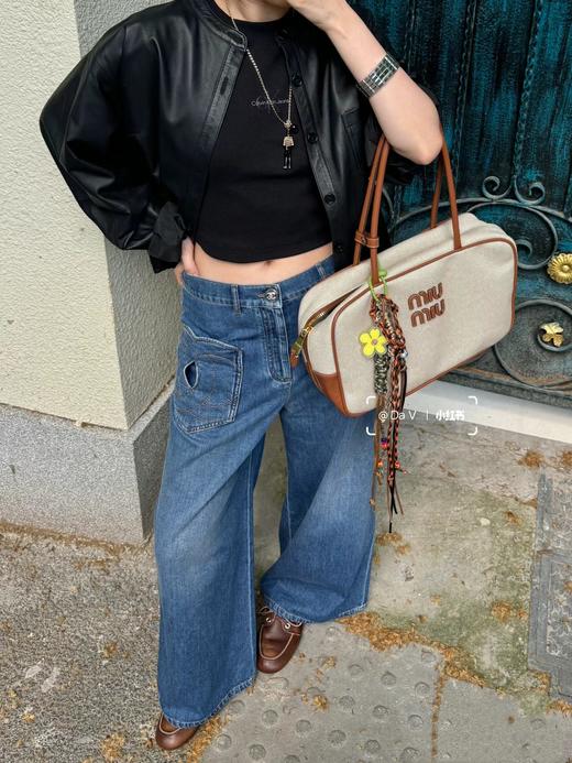 缪缪  新款长手柄保龄球公文包手提包 （MM） 商品图7