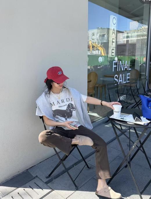 Mardi 腊肠狗短袖T恤 男女同款 韩系超火T恤（SS） 商品图6