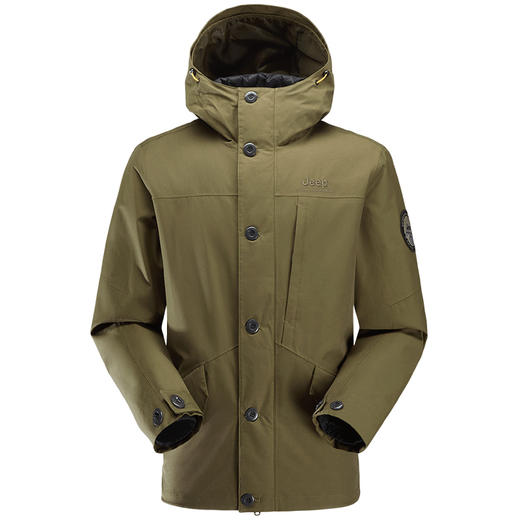 JEEP吉普 男冲锋衣羽绒两件套 J242094098 商品图1