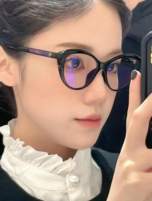 香奈儿 3464小香眼镜 Q标爱心猫眼框素颜镜（JH） 商品图1
