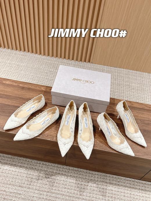 Jimmy Choo周仰杰蕾丝高跟鞋（DBG） 商品图1