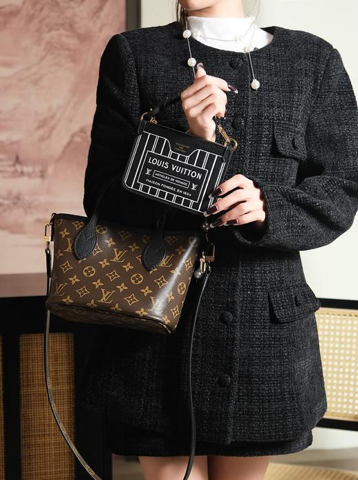 驴家 双面Neverfull Inside BB 芯片菱形跳动码系列斜挎包（JPH） 商品图7