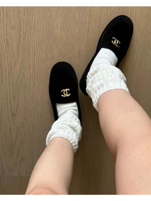 香奈儿 24k Teddy 美拉德麂皮乐福豆豆鞋 超级可爱 皮毛一体保暖性很好呢（DBG） 商品图9