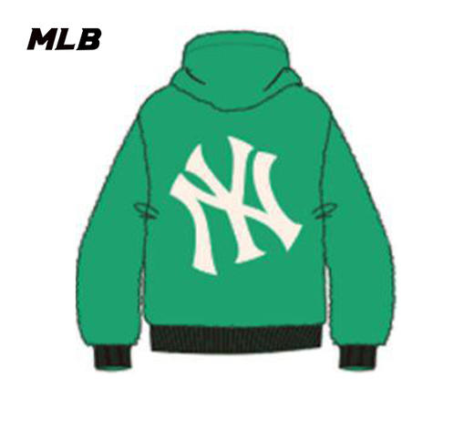 【S/M断码服】【微瑕，如无货做退款处理】MLB2022冬款男女情侣夹克保暖毛绒棉服外套防风3AFDB0426 商品图1