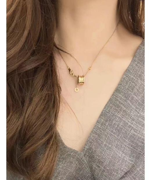 宝格丽 18k玫瑰金B.ZERO1系列弹簧项链！（XTY） 商品图1