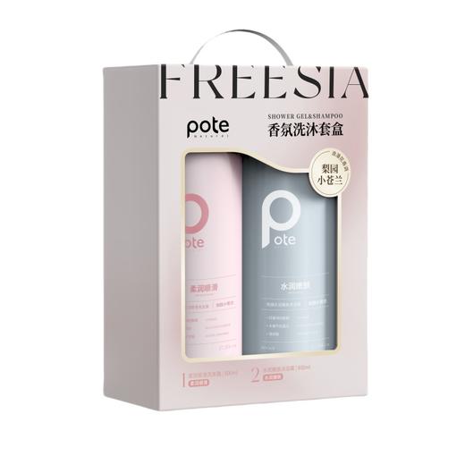 柏缇香氛洗沐套装 水嫩润肤沐浴露800ml+顺滑柔润洗发露800ml 套盒 4897054944888 商品图0