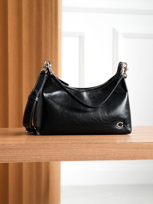 蔻驰24新款女士JULIET单肩包斜挎包hobo包（SS) 商品图2