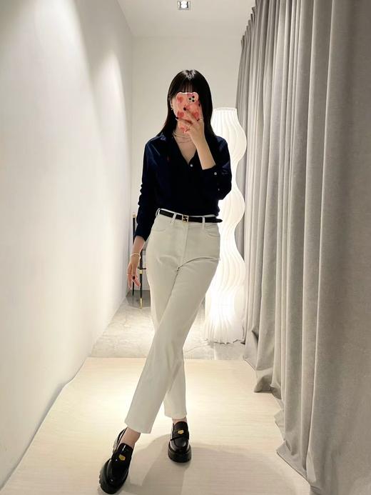 全明星同款Ralph Laure 2025新款亚麻情侣长袖衬衫（SS） 商品图12