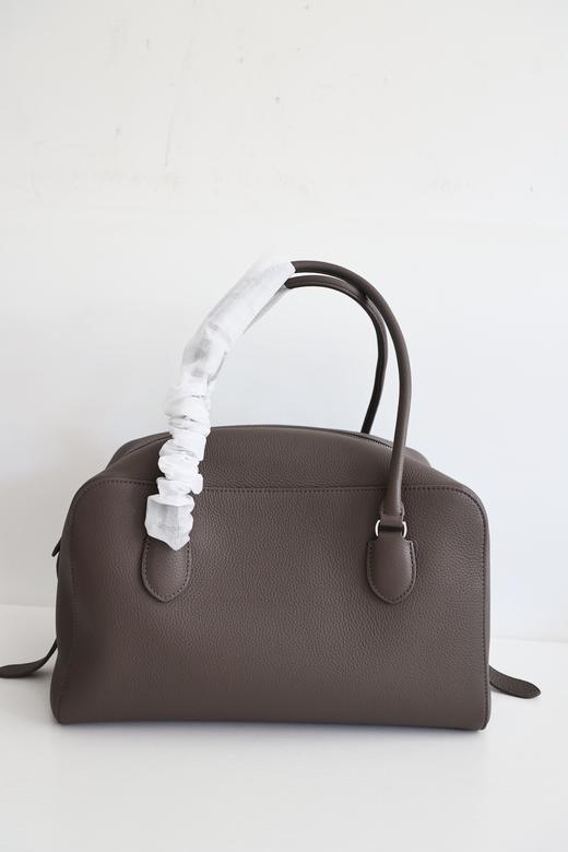 The Row EW 保龄球包，黑色灰色(MM) 商品图3