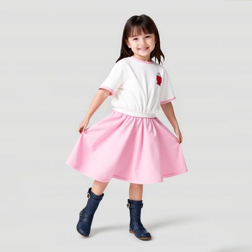 佐丹奴童装【史努比联系款】商场同款印花短袖可爱连衣裙03465266 商品图0