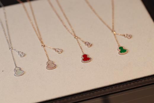 新款双葫芦项链，转运珠宝，葫芦在中国传统文化中象征正能量，吸财纳福哦！（XTY） 商品图1