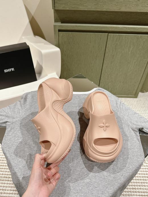 SMFK 2024ss  夏季最新火爆厚底拖鞋  （DBG） 商品图12