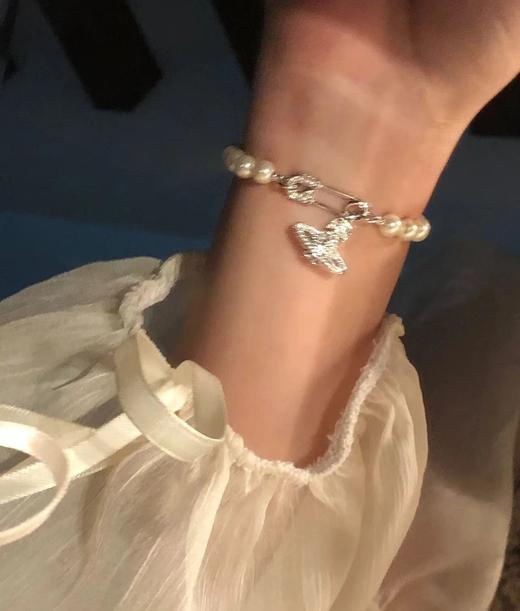 西太后 银色别针土星珍珠手链16珍珠（XTY） 商品图4