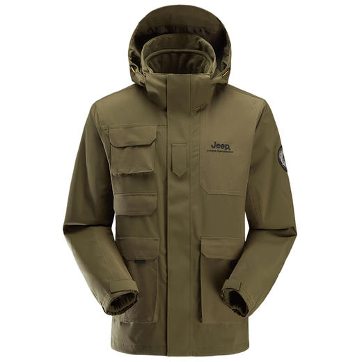 JEEP吉普 男冲锋衣抓绒两件套 J232094087 商品图2