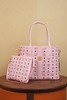 MCM Liz Visetos新配色 中号#粉色/米白色/黑色双面购物袋（XM） 商品缩略图4