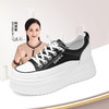 厚底小白鞋女款2025新款夏季松糕鞋子女增高爆款板鞋女X5Q093-117 商品缩略图0
