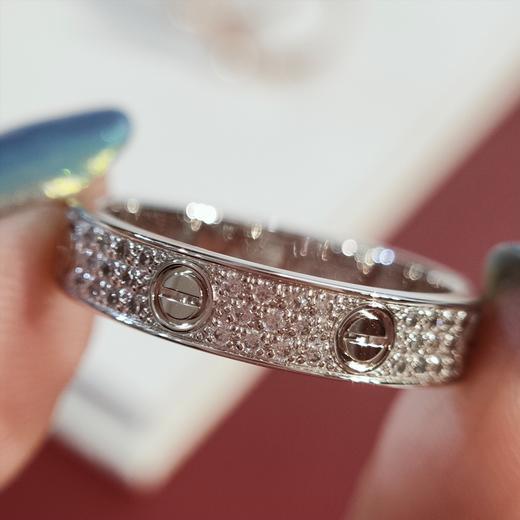 卡地亚 经典love满天星窄版三排钻戒指（XK） 商品图5