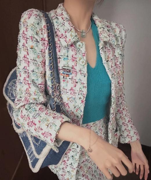 香奈儿   香透明香水瓶满钻链条项链  （XTY） 商品图7