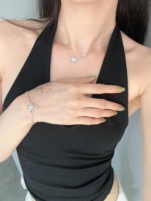 Princess满钻蝴蝶项链  手链 耳钉 合集 （XTY） 商品图3