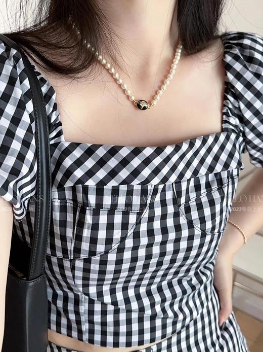 西太后 黑色琉璃土星项链 （XTY） 商品图4