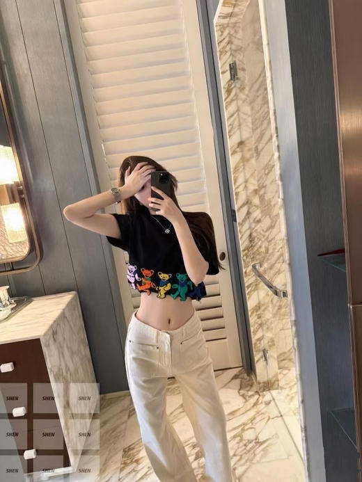 罗意威联名款小熊刺绣短袖T恤（TM） 商品图7