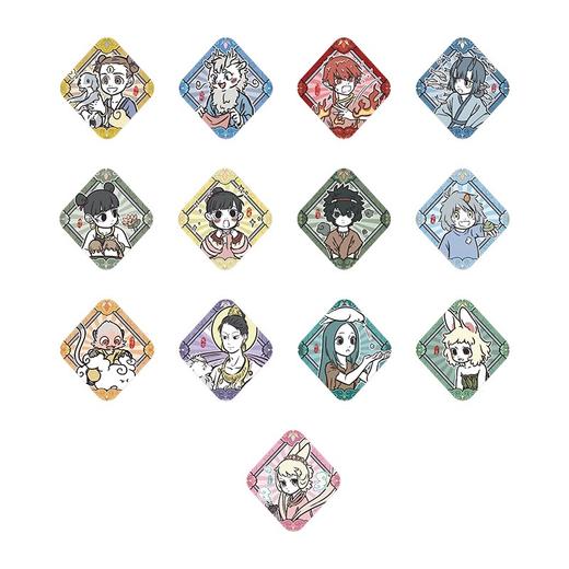 非人哉 梦华胥系列 马口铁吧唧 徽章 全13种 12包/盒 国谷 商品图0