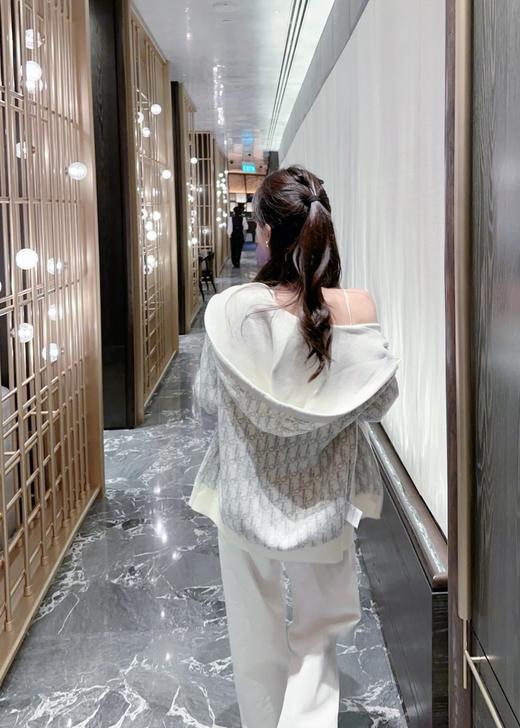 迪奥 提花连帽双面穿拉链开衫 老花控必收（SS） 商品图7