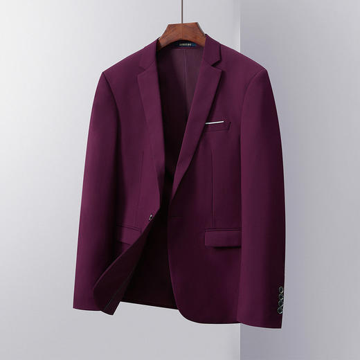 【多色】罗蒙春秋小西装外套男士商务休闲通勤百搭单西服上衣开衫外套 商品图3