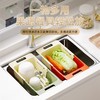 可伸缩沥水篮，横竖双用不挑水槽！果蔬餐具轻松放，一篮多用超省空间✨ 商品缩略图1