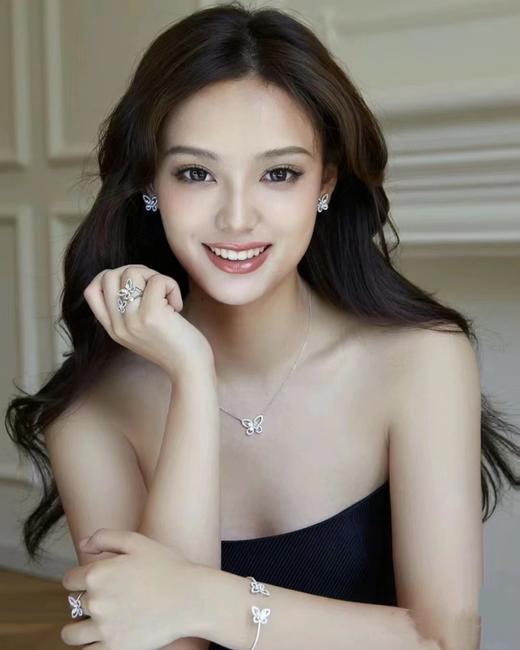 Princess满钻蝴蝶项链  手链 耳钉 合集 （XTY） 商品图6