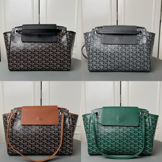狗牙 戈雅 Rouette 购物袋，4色：黑，棕、灰、绿四色（XS） 商品图4