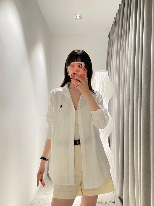 全明星同款Ralph Laure 2025新款亚麻情侣长袖衬衫（SS） 商品图13