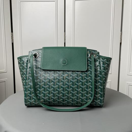 狗牙 戈雅 Rouette 购物袋，4色：黑，棕、灰、绿四色（XS） 商品图2