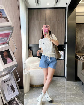 Ralph Lauren/拉夫劳伦女装 logo刺绣抽绳短裤（SS）