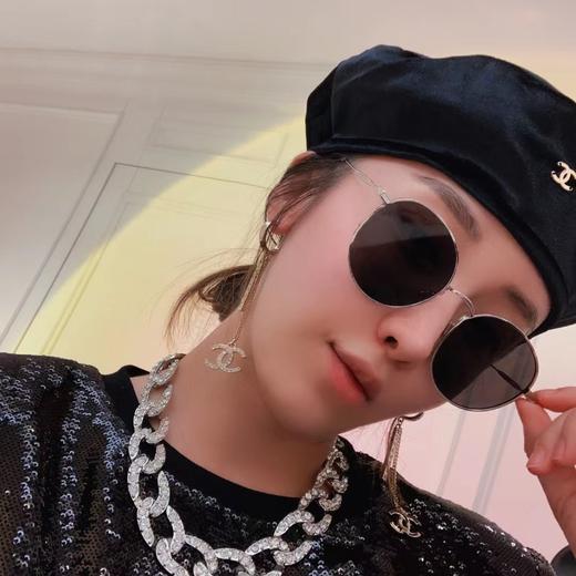 香奈儿 半圈长条双C耳环（XTY） 商品图1