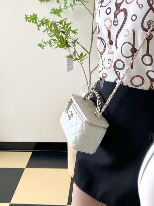 香奈儿  24s春夏  珍珠手提长盒子   手提包 单肩包 （LZ） 商品图7