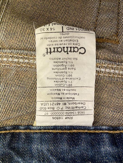 Carhartt 卡哈特 牛仔裤 工装长裤（34”） （86 cm）_WLP(3) 商品图2