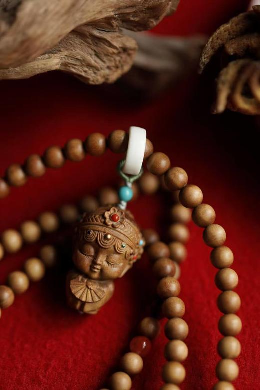 老山檀香【花诺】手串6mm*108颗 商品图2