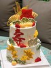 祝寿双层蛋糕（提前24小时预定/含有翻糖配件） 商品缩略图0