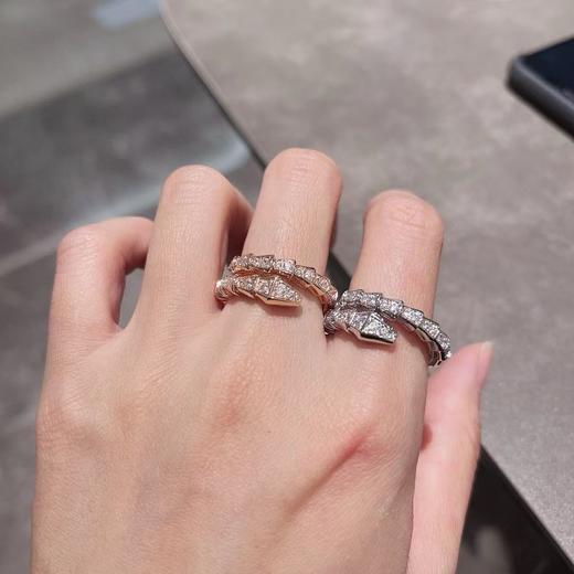 宝格丽-满钻蛇骨戒指（XTY） 商品图0