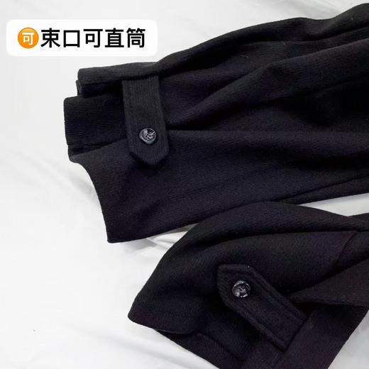 双十二福利！【诗铭洛可】W387九分裤毛呢可直筒可束脚裤 商品图3