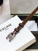 赛琳  小号TRIOMPHE TAURILLON皮革腰带 （GD） 商品缩略图0