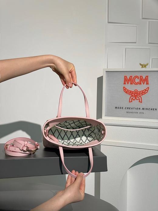 MCM  Aren Visetos Mini新版购物袋菜篮子 单肩包 斜挎包 （XM） 商品图7
