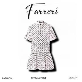 ♥驴家♥2025新品上架       印花短袖连衣裙