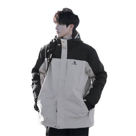 骆驼 男三合一冲锋衣 A9W214119AX 商品图0